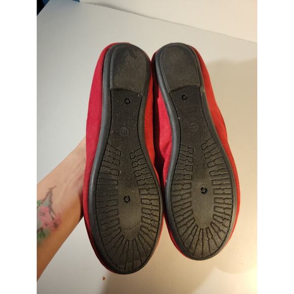 Helium Womens Red Flats Size 10 - Picture 9 of 10